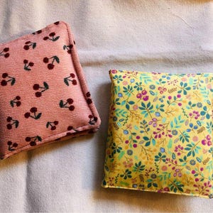 Handgemachter Damenbindenbeutel, Floral Damenbinden-Halter, Serviettenhalter, Taschentuchhalter, viele Stoffe zur Auswahl