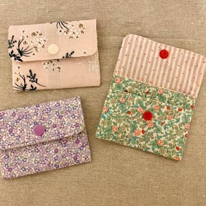Kartenhalter Brieftasche, Rose, Blume, wiederverwendbarer Geschenkkartenhalter mit Blumenmuster