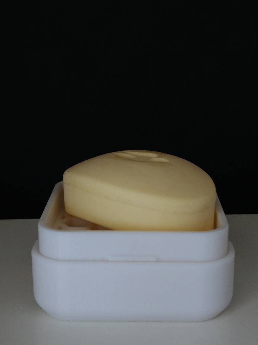 Travel Soap Dish for on the Go With Lid and Drip Tray Soap Etsy UK