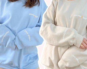 BTS Namjoon Moonchild Inspired Sweatshirt | RM Mono | Christmas Gift
