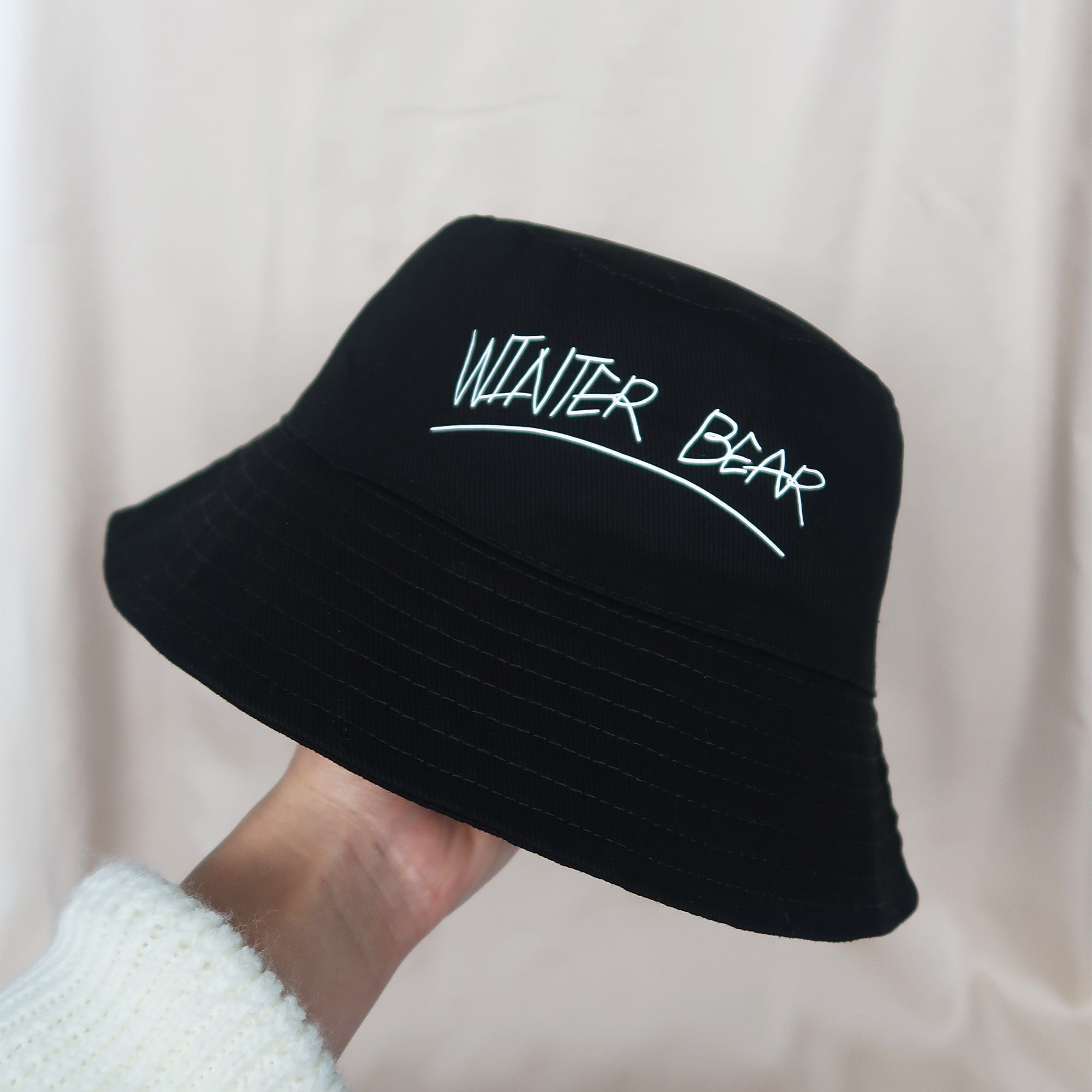 BTS Taehyung Winter Bear Bucket Hat 