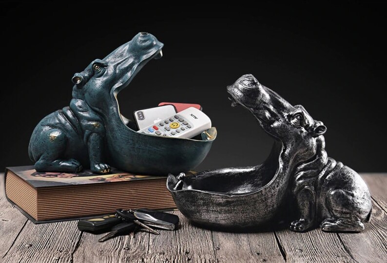 Oakmead Interiors Hungry Hippo Key Storage Bowl Resin Etsy UK