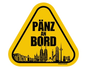 Baby on board | Car stickers | Pänz | Cologne | Gift | Baby shower | Baby on Board