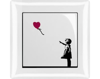 Light switch sticker | Banksy | Girl with Balloon | Sticker | 5.4 x 5.3 cm