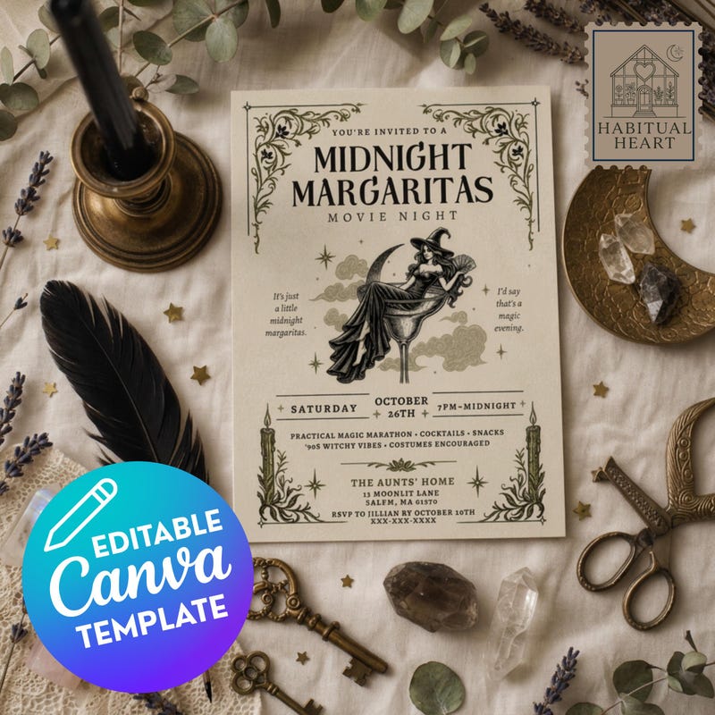 Practical Magic Invites Practical Magic Invitation - Etsy