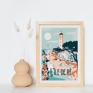Cartel recuerdo de la Isla de Ré