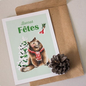 Biglietto d'auguri “Buone Feste”.