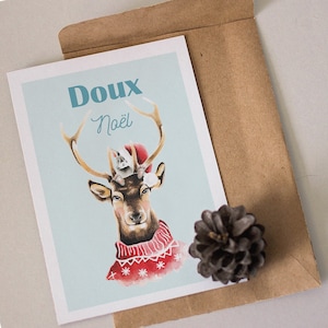 Carte de voeux "Doux Noël"