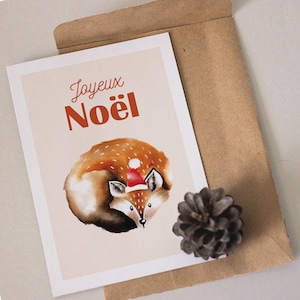 Grußkarte „Frohe Weihnachten“.