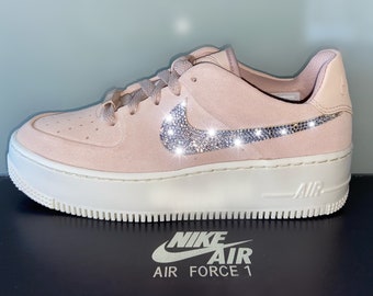 nike air force rosa glitzer