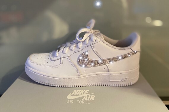 nike air force mit glitzer