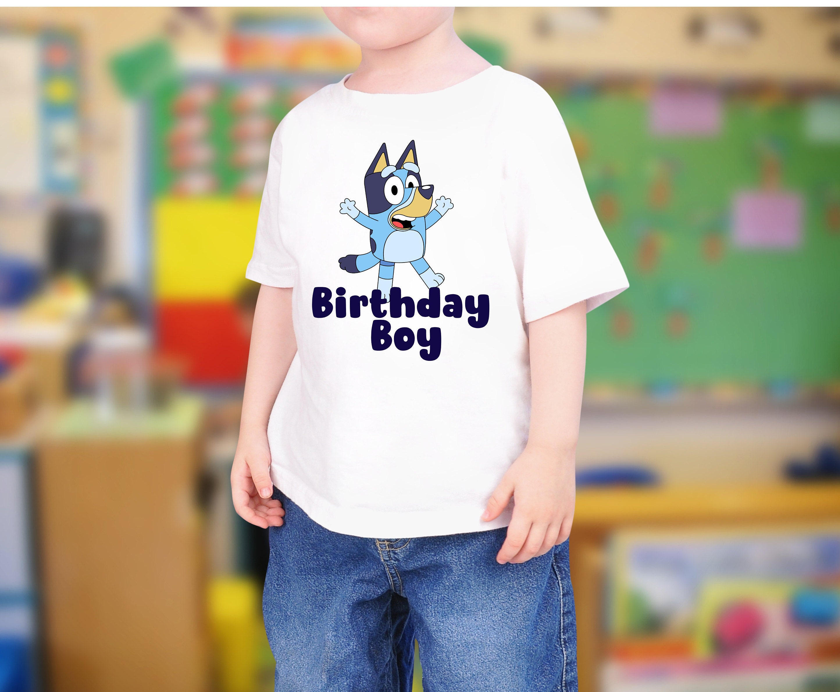 Bluey Birthday Girl/Boy Shirt Kids/Toddler Baby Etsy