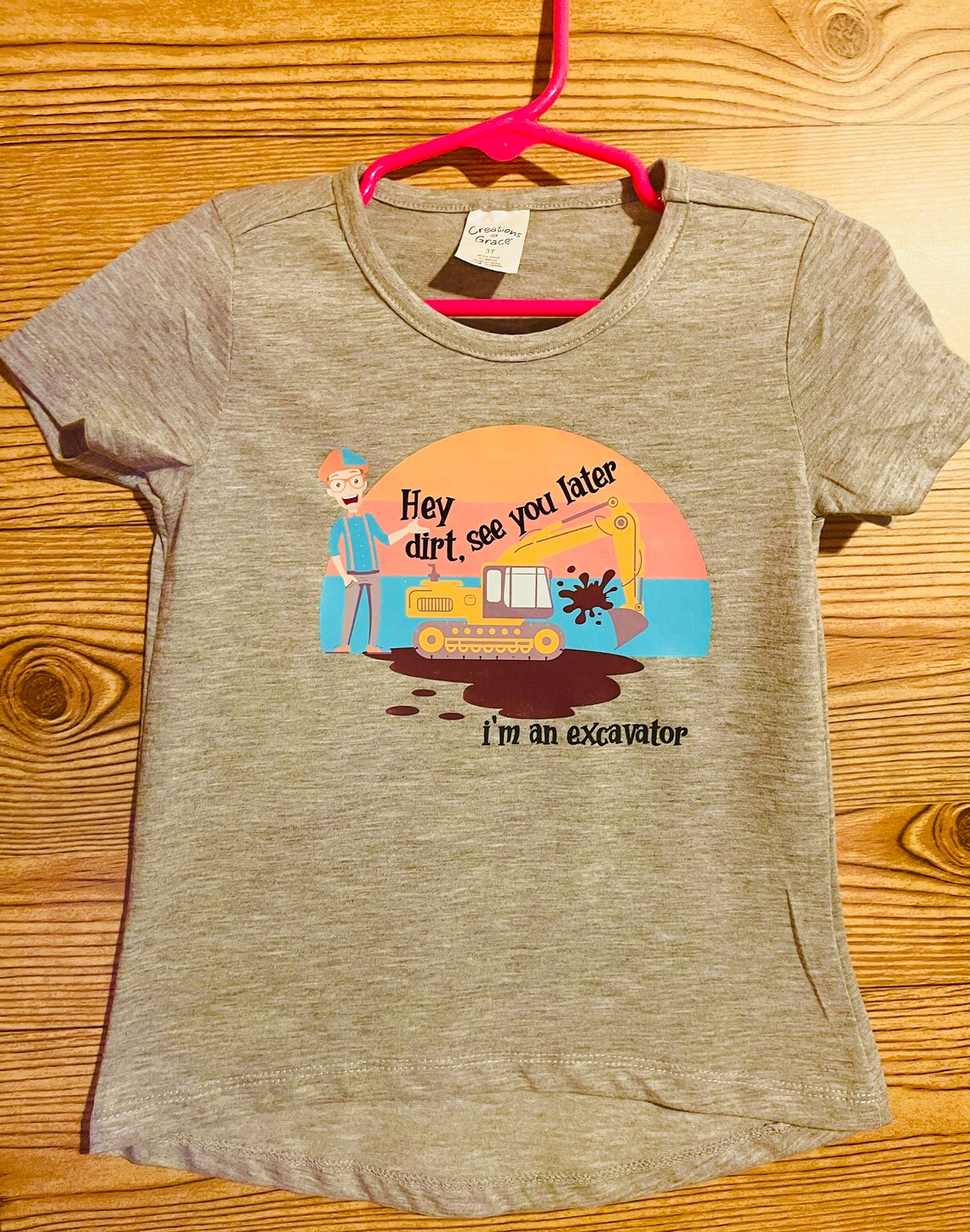 Blippi Excavator Shirt Kids/Toddler Baby | Etsy