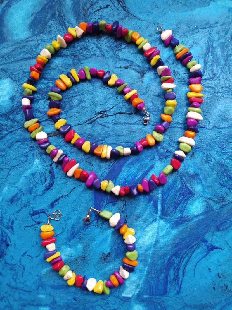 Colored Wings Rainbow Parure