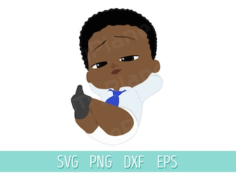 Download Black boss baby svg | Etsy
