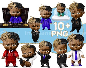 Black Boss Baby Svg Etsy