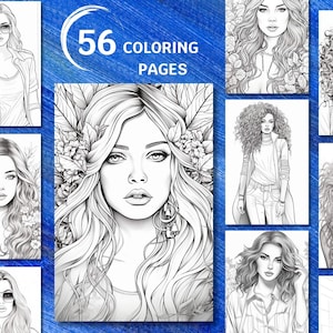 Coloring Pages,  Adults and Kids Coloring book, Printable Coloring Pages