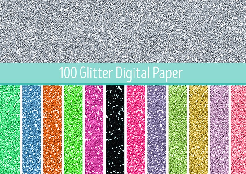 Art Paper Digital Glitter Digital Paper 100 files JPEG Etsy