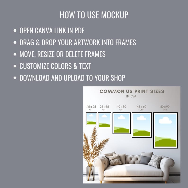 Wall Art Size Guide Mockup Canva Template digital Download Etsy wall-art-size-guide-mockup-canva-template-digital-download-etsy