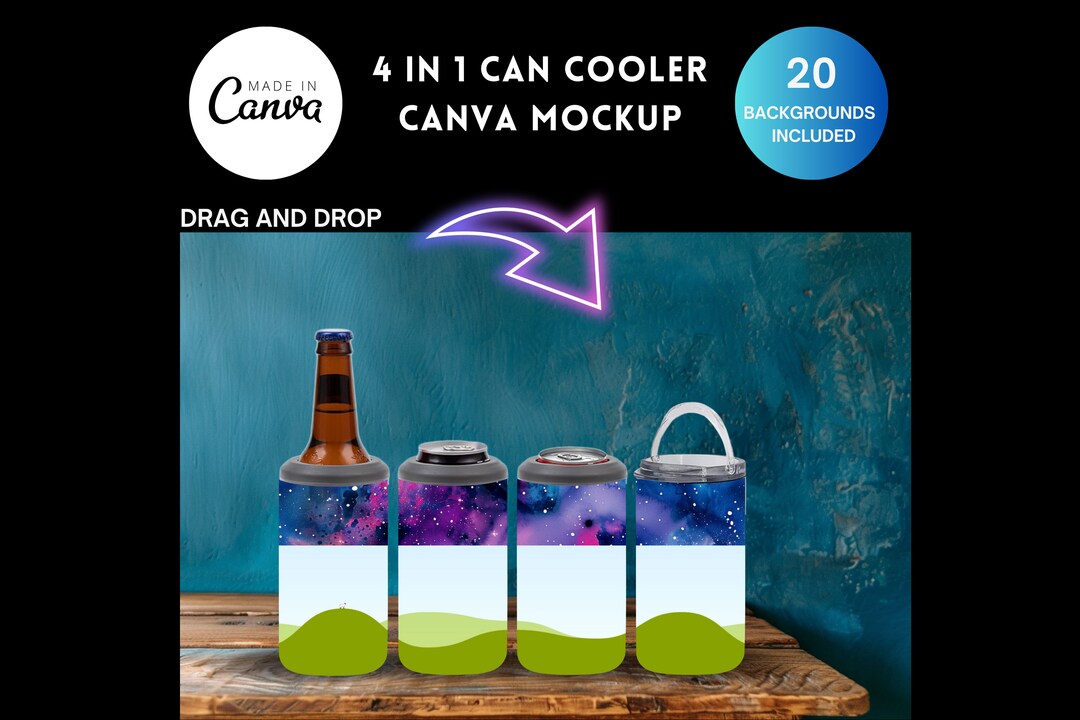 Crisp 4 In 1 Can Cooler Image Nature Crisp 4 In 1 Can Cooler Image Nature