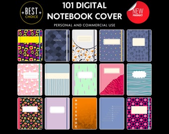 Ultimate Collection of 101 Digital Notebook Covers for GoodNotes - Instant Download