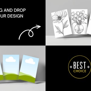 Coloring Page Mockup Canva Coloring Book Mock Up Bundle Etsy