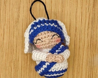 Crochet Mother Teresa Pattern: Amigurumi Doll Mini (Digital Pattern)