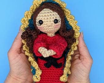 PATTERN: Our Lady of Guadalupe Crochet Doll