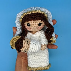 PATTERN: Mother Mary with Infant Jesus Doll