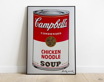 Andy Warhol Campbell Soup - Print authorized by CMOA (Carnegie Museum Of Art) 1980