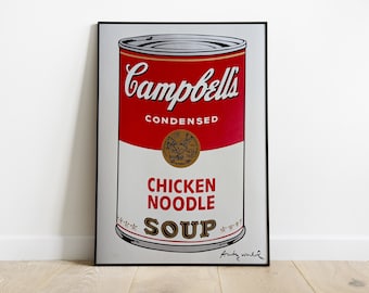 Andy Warhol Campbell Soup - Print authorized by CMOA (Carnegie Museum Of Art) 1980