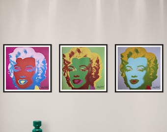 Andy Warhol Marilyn (Bundle x3) – Druck autorisiert von CMOA (Carnegie Museum Of Art) 1980