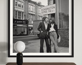 Serge Gainsbourg et Jane Birkin  - ORIGINAL- Photographie de presse - Photography Certificate Edition