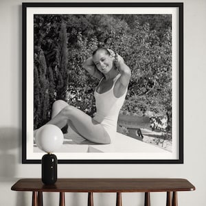 Romy Schneider ORIGINAL Photographie de presse Photography Certificate Edition image 1