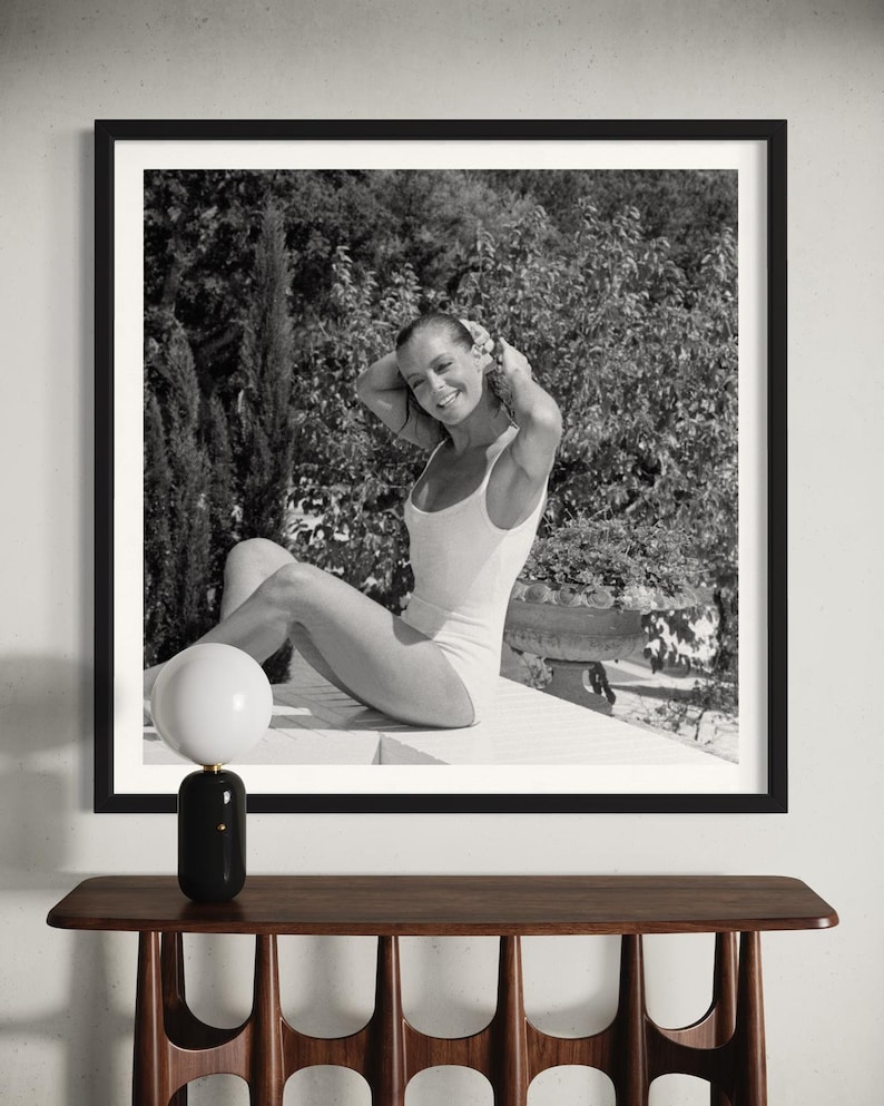 Romy Schneider ORIGINAL Photographie de presse Photography Certificate Edition image 1