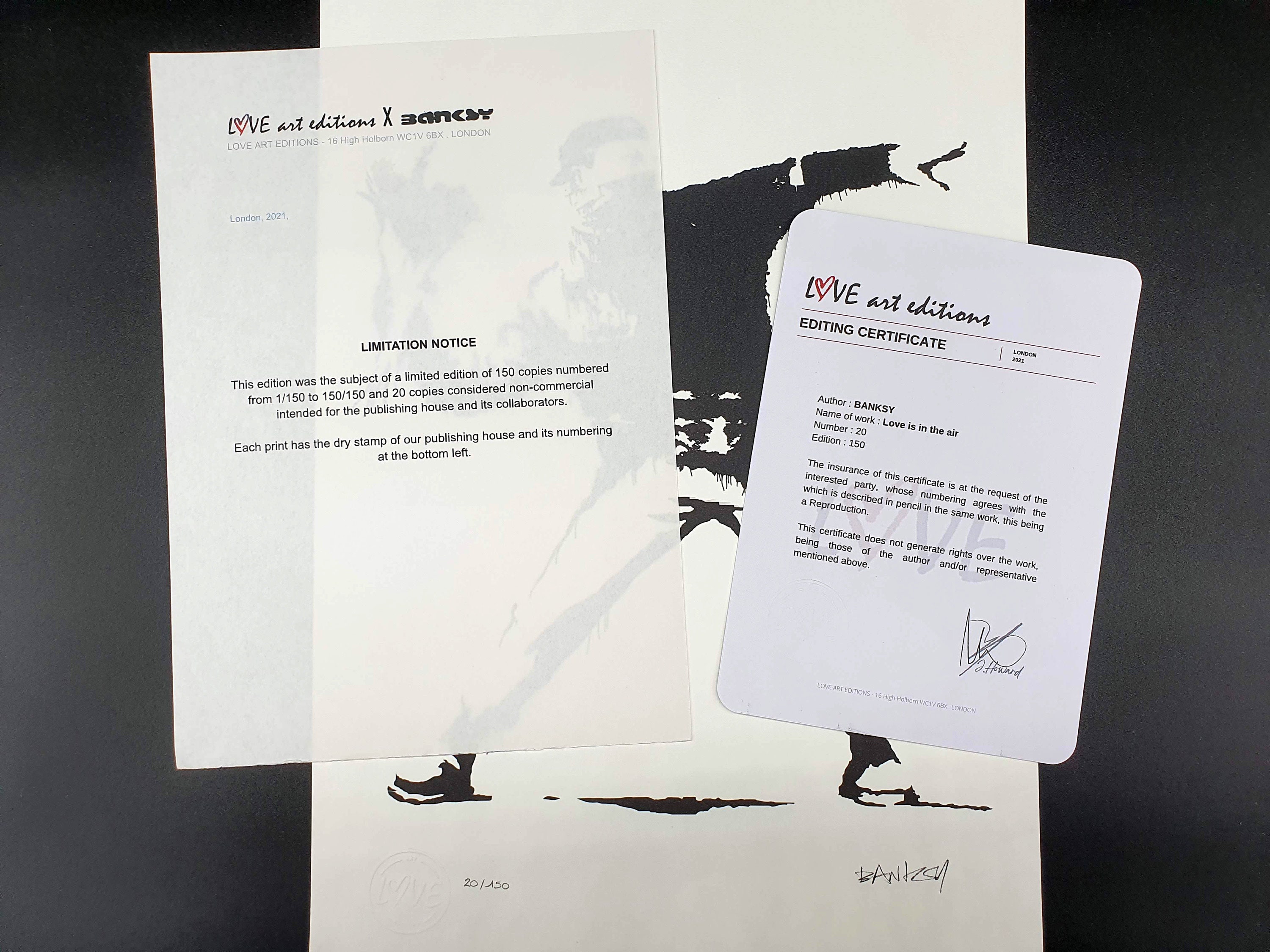 バンクシー Banksy Tank love エスタンプリトグラフ（Banksy