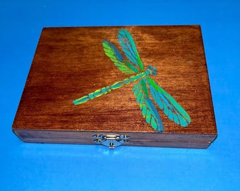 Dragonfly Hand-Finished Wood Reed Case for Oboe/Bassoon