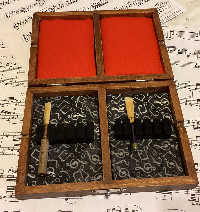 Save the Music Wooden OBOE Reed Box Etsy
