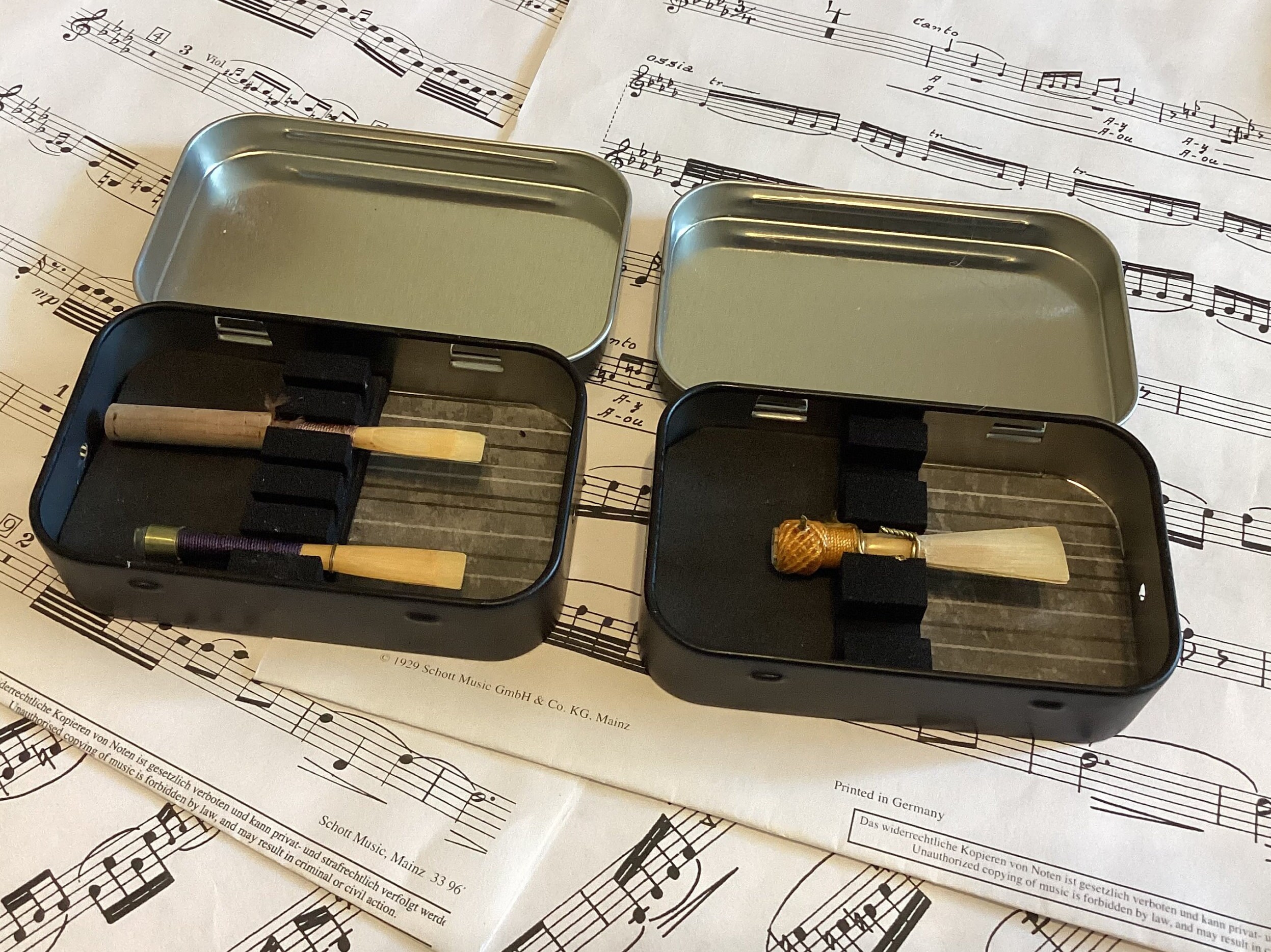 Unique Reed Case Basic Black Metal Reed Case - Etsy