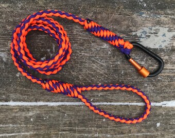 leash with locking carabiner