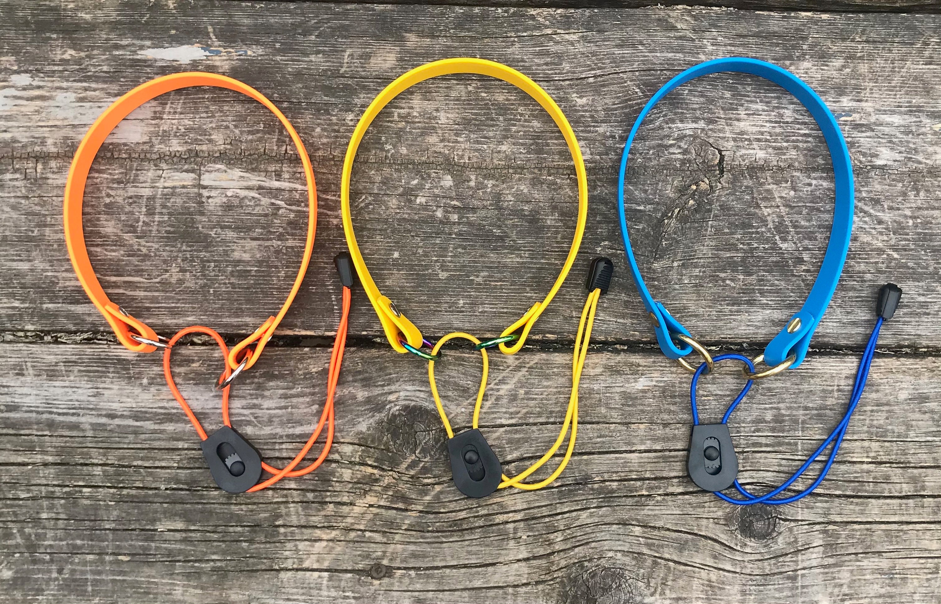 Adjustable Dog Ecollar Bungee Cord With Nickel Rose Gold Etsy UK