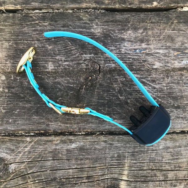 Collare elettronico per cani a sgancio rapido e regolabile con nichel, oro rosa, nero, arcobaleno, ottone, acciaio inossidabile, 3/4“ Biothane
