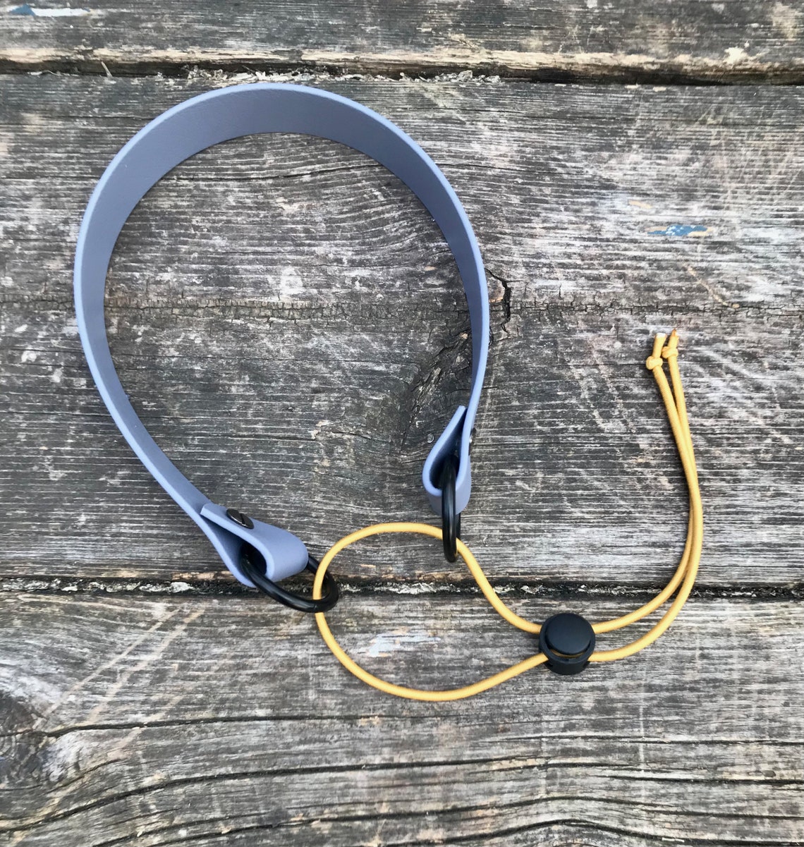 Adjustable Dog ECollar Bungee Cord with Nickel Rose Gold Etsy