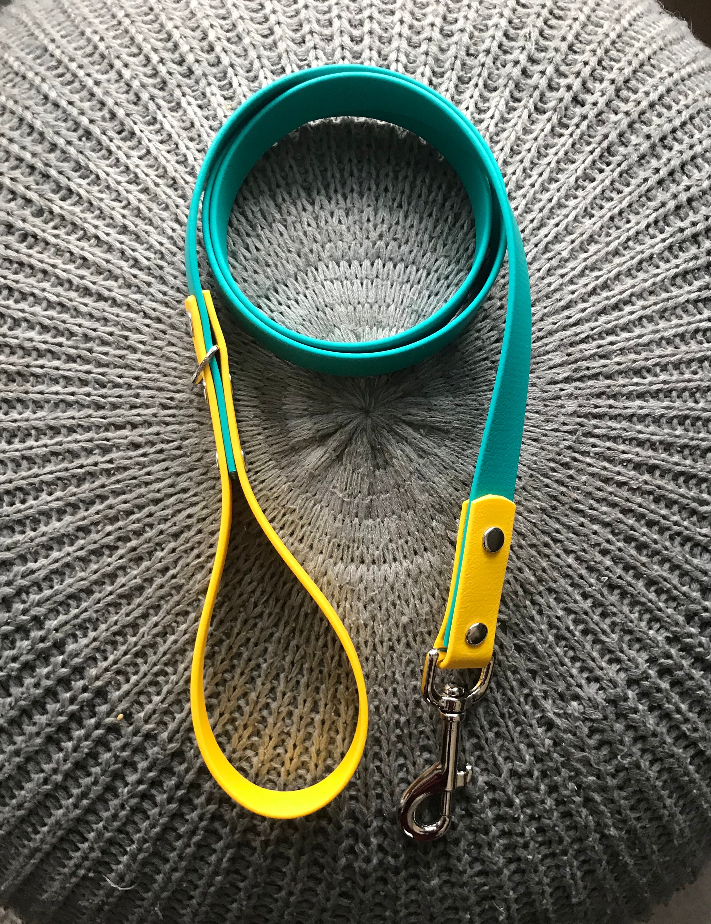 Dog Leash with Chrome Snap 3/4 Wide Biothane Waterproof Etsy