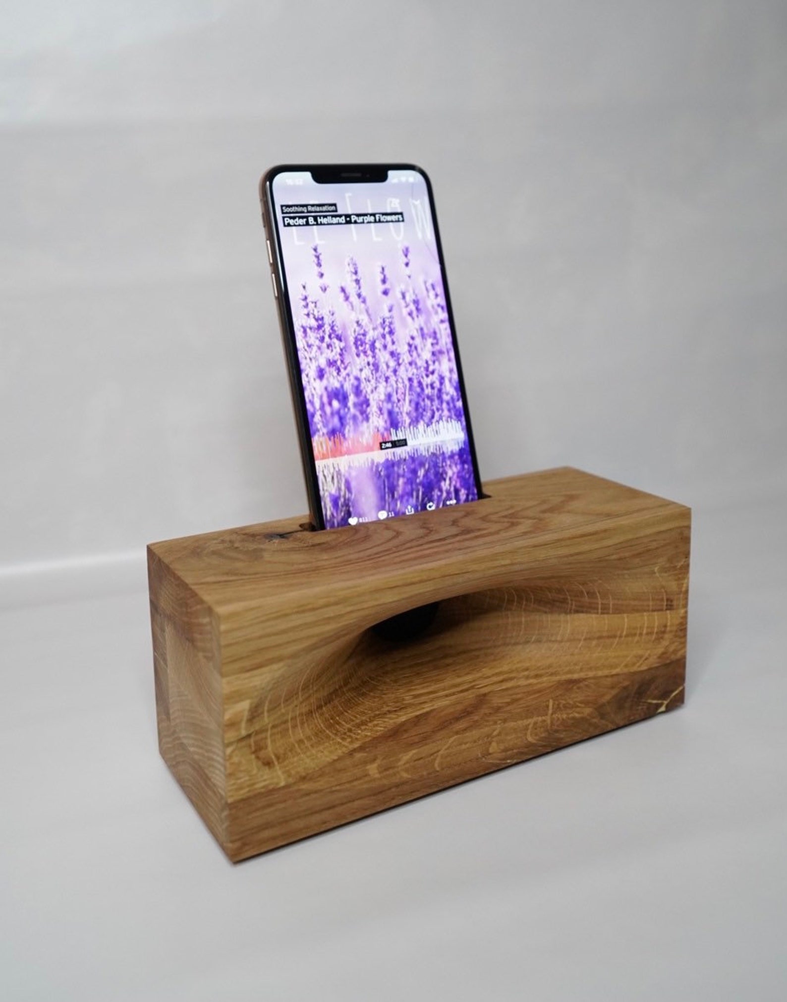 Wooden Cell Phone Horn Speaker Acoustic Speaker iPhone Etsy