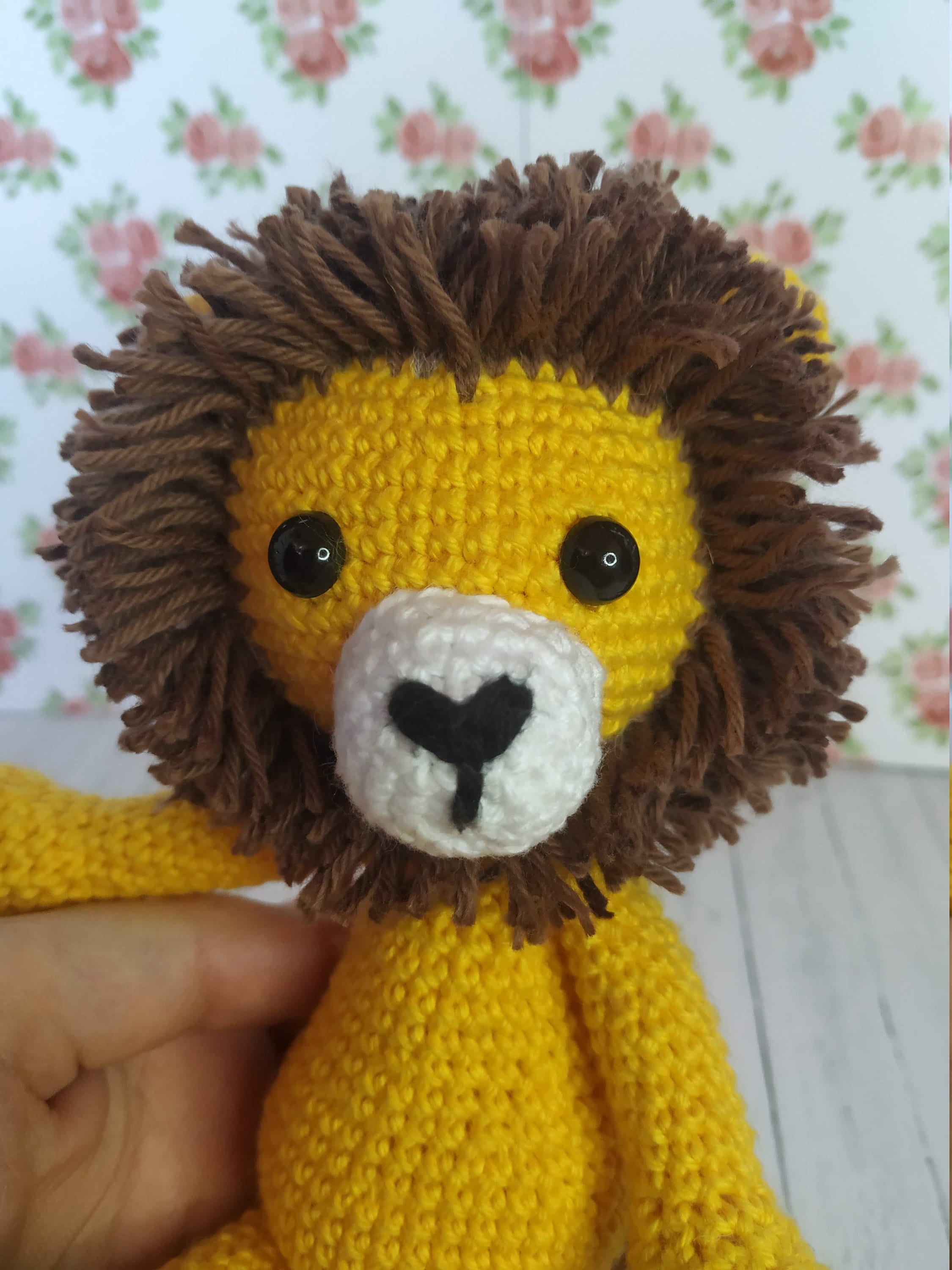 Lion Amigurumi Cute Crochet Lion Lion Stuffed Animal Baby - Etsy