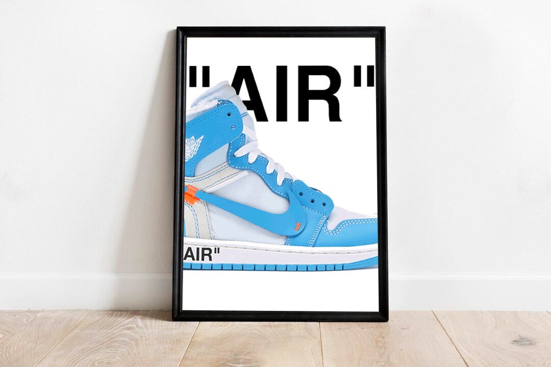 Air Jordan 1 X off White Poster Hypebeast Poster - Etsy