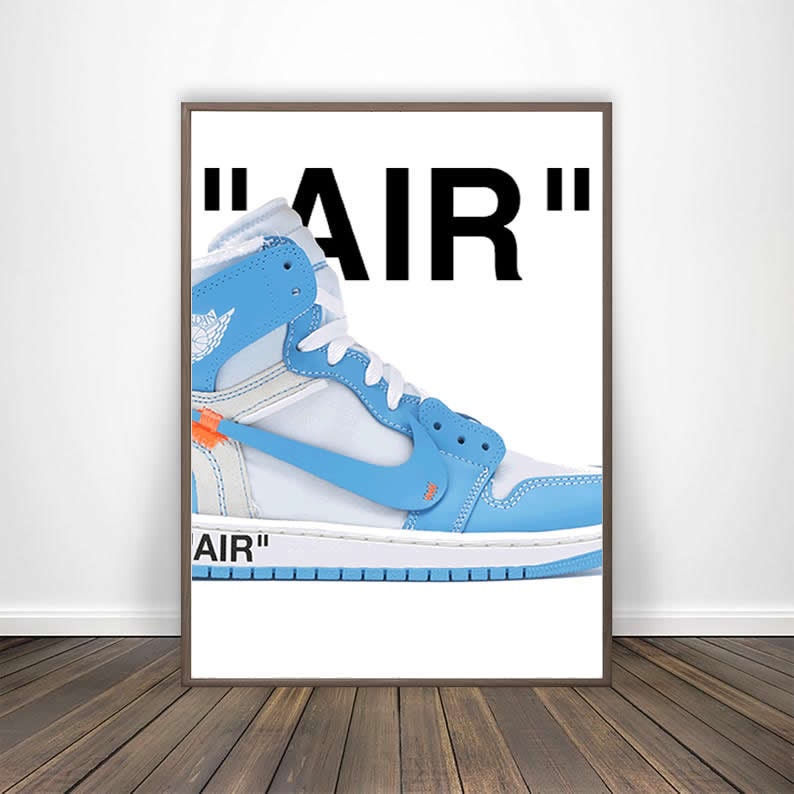 Air Jordan 1 x Off White Poster Hypebeast Poster | Etsy