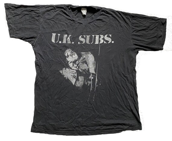 Vintage 80s UK SUBS Charlie Shirt Punk Rare Exploi
