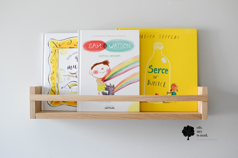 Nursery Bookshelf Kids Bookshelves Wooden Bookshelf Book Etsy